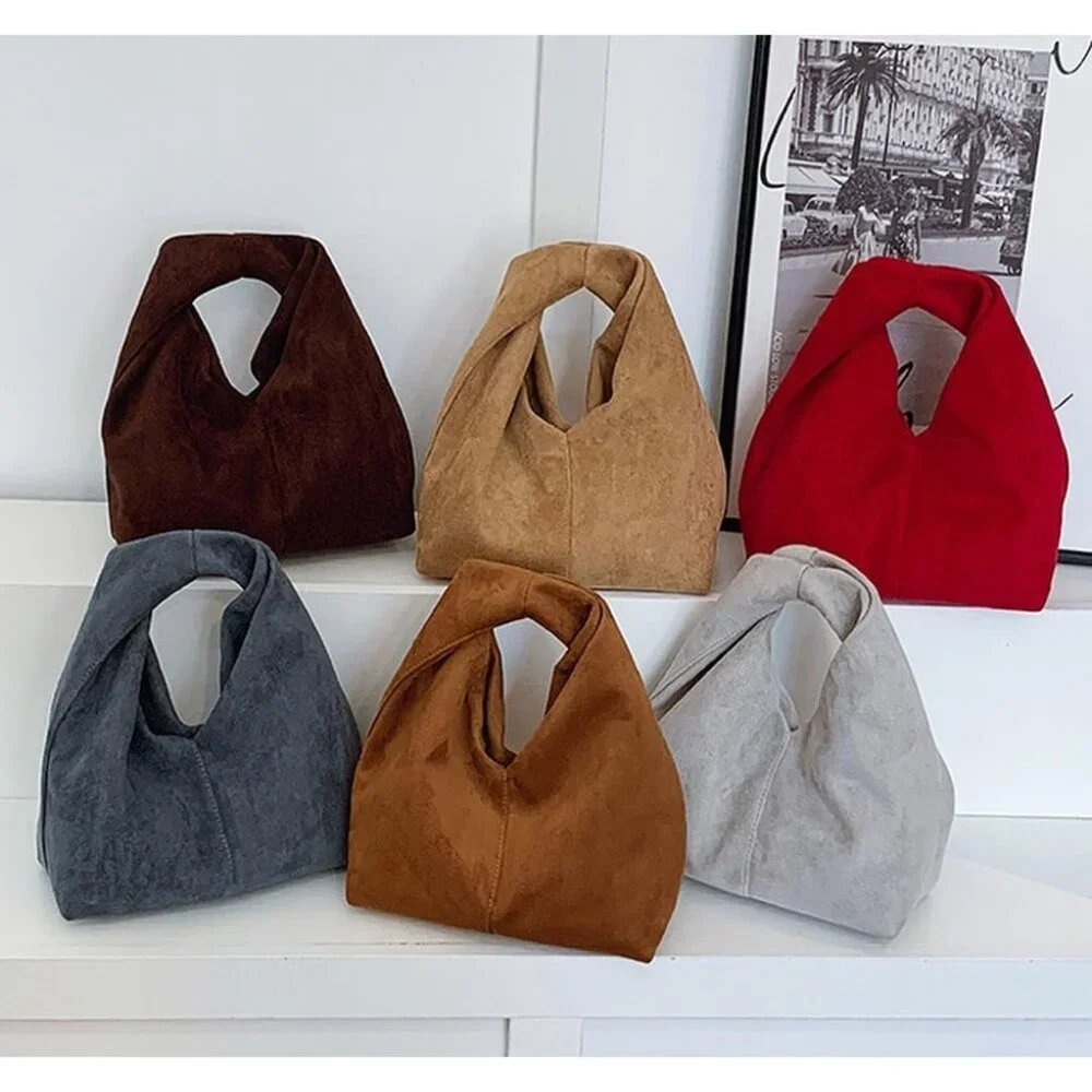 Trendy Slouchy Suede Crossbody Bag: Stylish Hobo Purse for Everyday Elegance